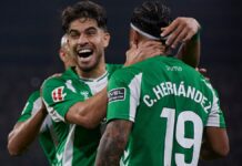 Real Betis VS Real Sociedad – La Liga Spanyol | skor 3 -1
