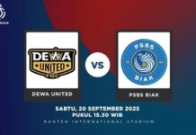Prediksi BRI Super League: Dewa United vs PSBS Biak 20 September 2025 prediksibola